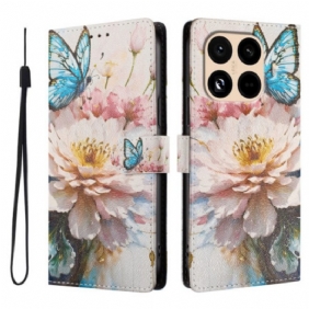 Kotelot Xiaomi 15t Pro Kukka Ja Perhonen