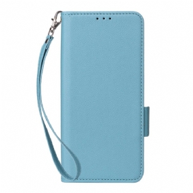 Kotelot Xiaomi 15t Pro Puhelinkuoret Tekonahkaa Nauhalla