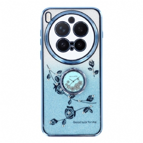 Kuori Vivo X300 Pro Kukka- Ja Strassikuviointisormuksenpidike