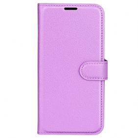 Kotelot Oppo Reno 12f 5g Classic Litchi Faux Leather