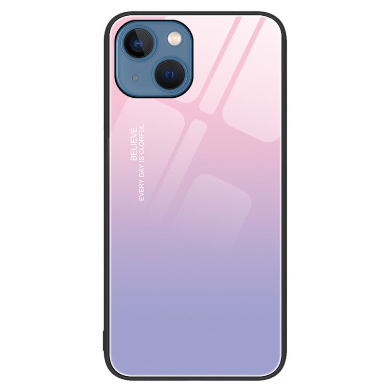 Kuori iPhone 15 Plus Usko Karkaistua Lasia