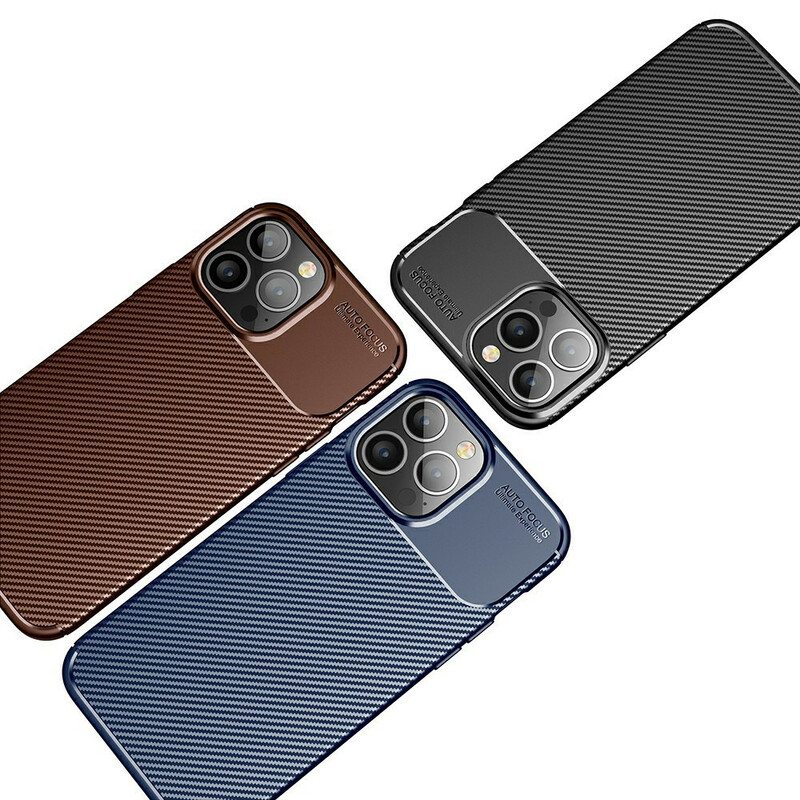 Case iPhone 13 Pro Max Joustava Hiilikuiturakenne