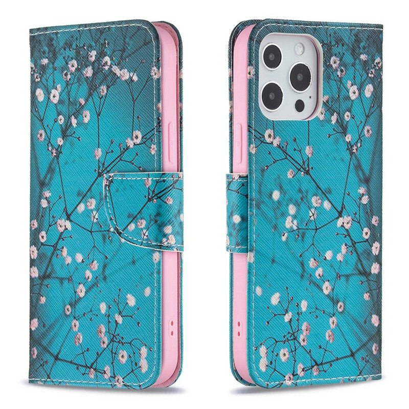 Flip Case iPhone 13 Pro Max Kukkiva Oksa