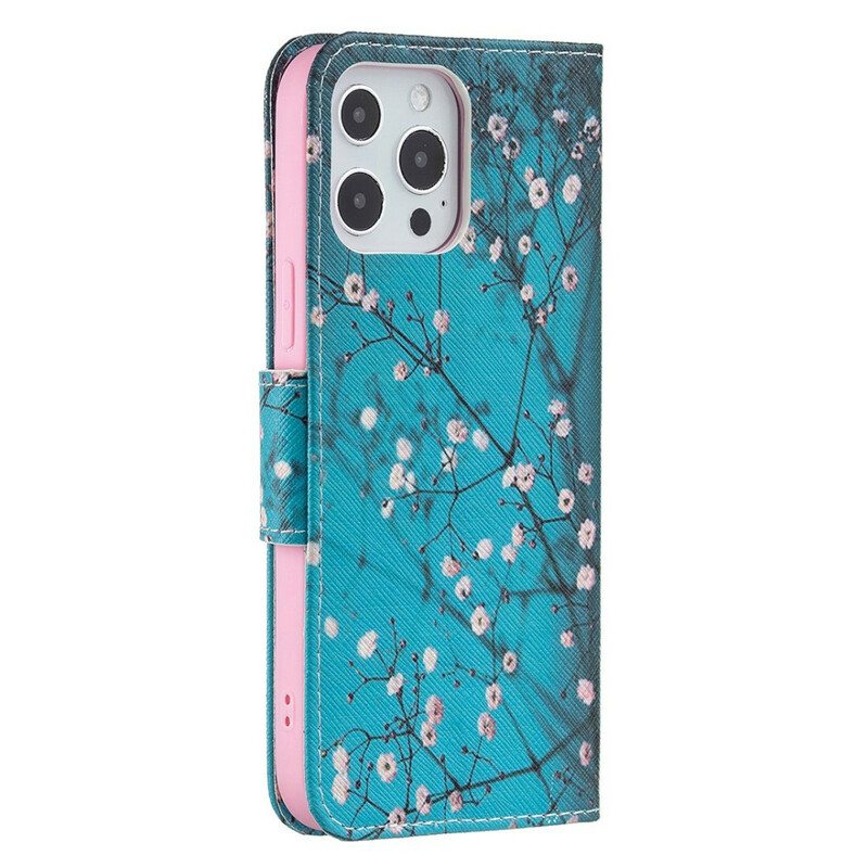 Flip Case iPhone 13 Pro Max Kukkiva Oksa
