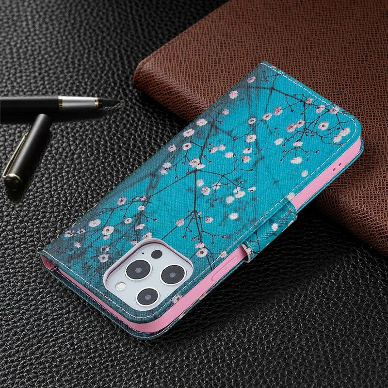 Flip Case iPhone 13 Pro Max Kukkiva Oksa