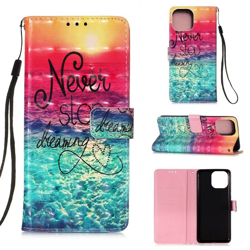 Kotelot iPhone 13 Pro Max Älä Koskaan Lopeta Unelmoimista