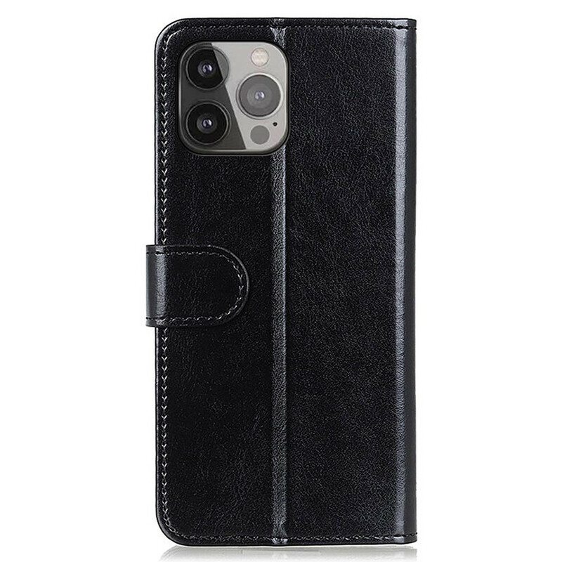 Kotelot iPhone 13 Pro Max Faux Leather Finesse