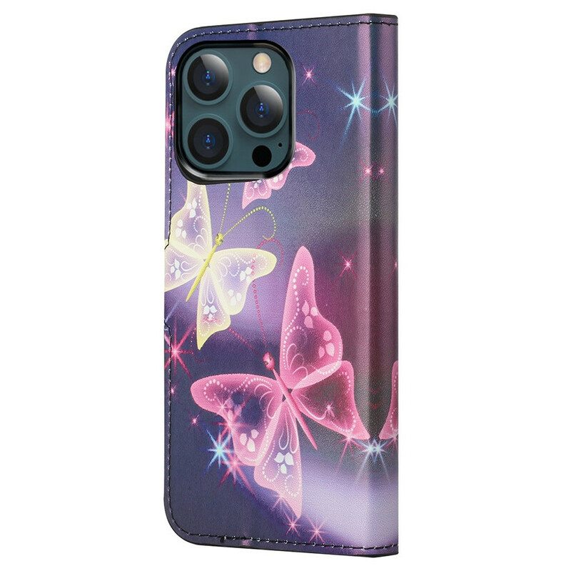 Kotelot iPhone 13 Pro Max Hullut Perhoset