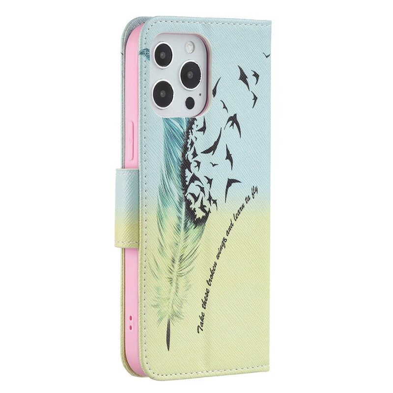 Kotelot iPhone 13 Pro Max Oppia Lentämään