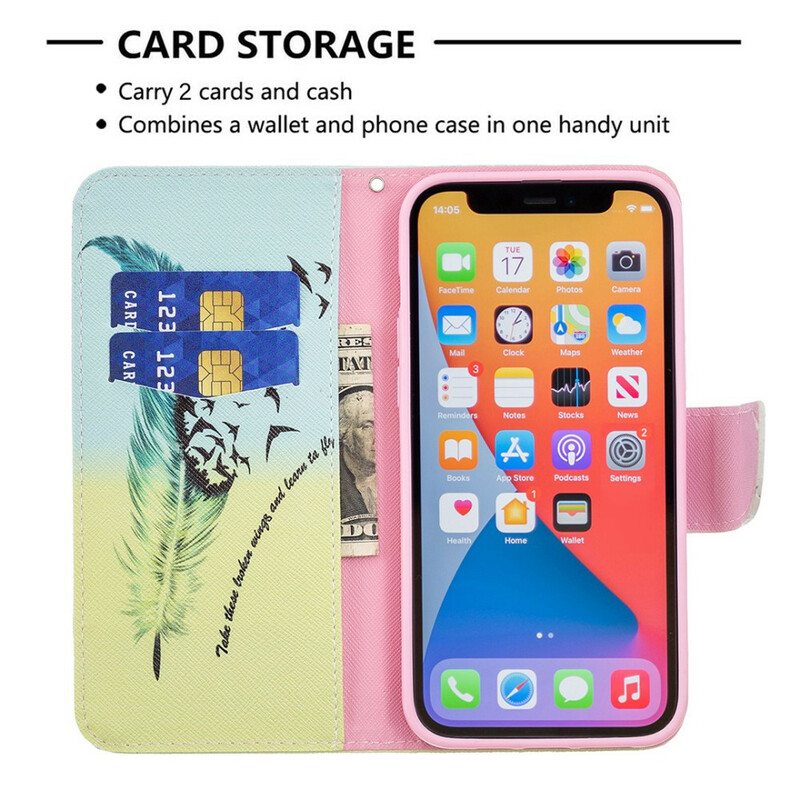 Kotelot iPhone 13 Pro Max Oppia Lentämään