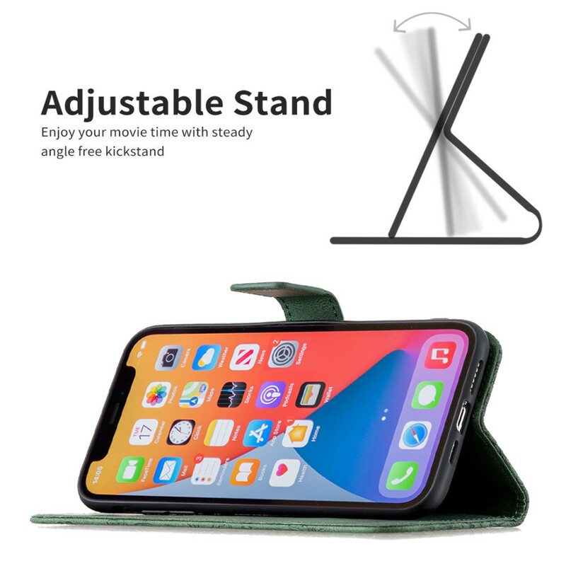 Kotelot iPhone 13 Pro Max Suojaketju Kuori Barokki Hihnaperhonen