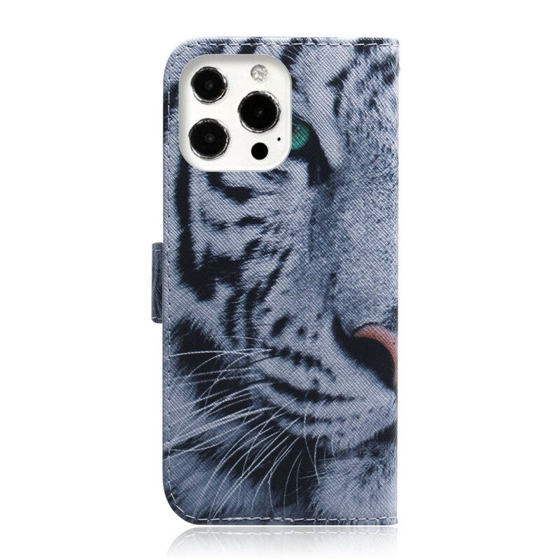 Kotelot iPhone 13 Pro Max Tiikerin Kasvot