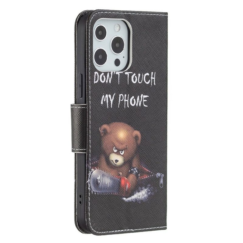 Kotelot iPhone 13 Pro Max Vaarallinen Karhu