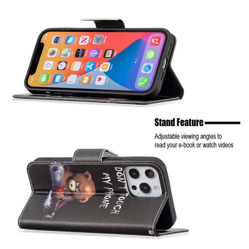 Kotelot iPhone 13 Pro Max Vaarallinen Karhu