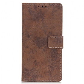 Kotelot iPhone 13 Pro Max Vintage Nahkaefekti