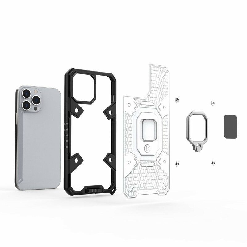 Kuori iPhone 13 Pro Max Hunajakenno Renkaalla