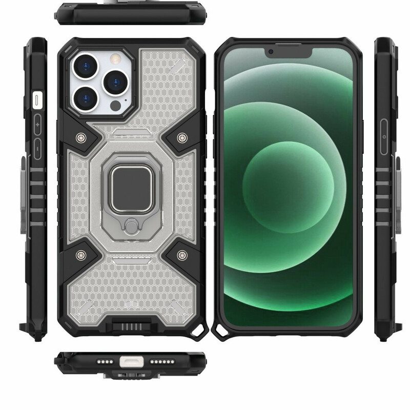 Kuori iPhone 13 Pro Max Hunajakenno Renkaalla