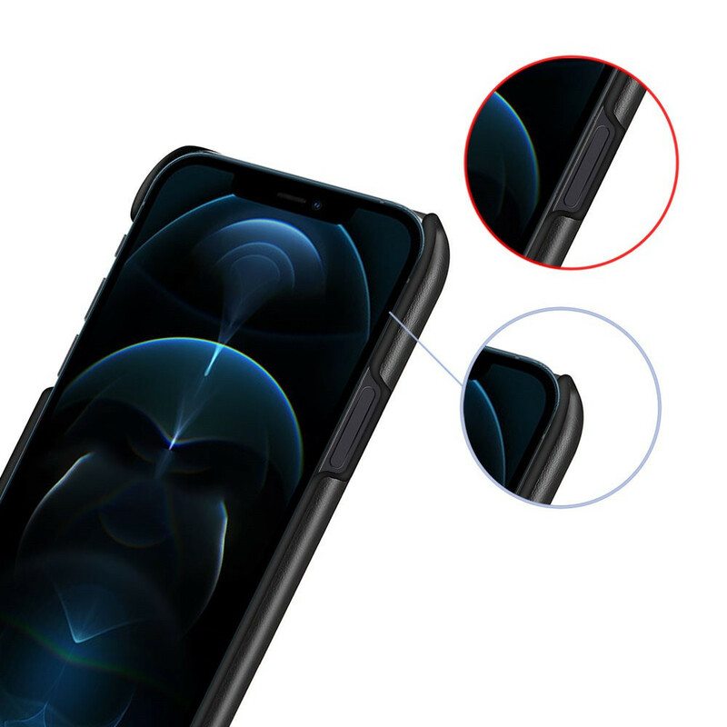 Kuori iPhone 13 Pro Max Ksq Kaksisävyinen Nahkaefekti