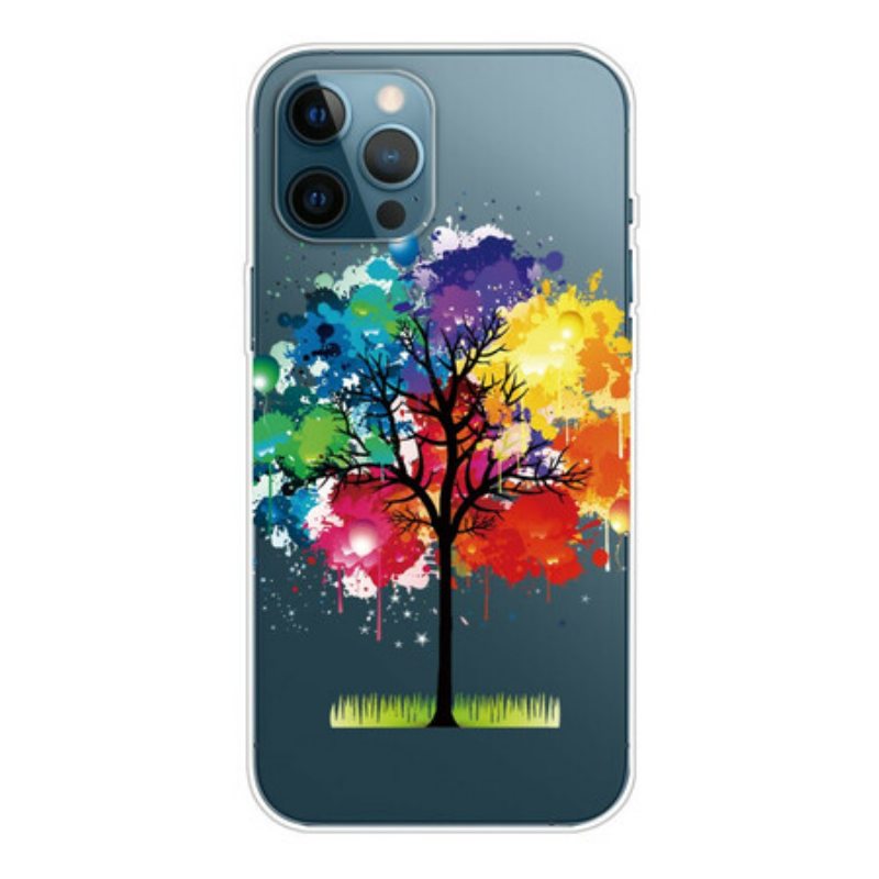 Kuori iPhone 13 Pro Max Saumaton Akvarellipuu