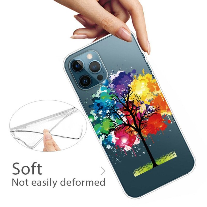 Kuori iPhone 13 Pro Max Saumaton Akvarellipuu