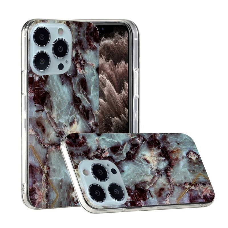 Kuori iPhone 13 Pro Max Yksinkertaistettu Marmori