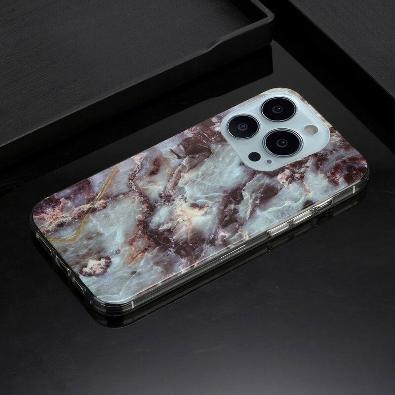 Kuori iPhone 13 Pro Max Yksinkertaistettu Marmori
