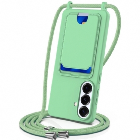 Kuori Samsung Galaxy S26 Plus Korttikotelo Ja Nauha