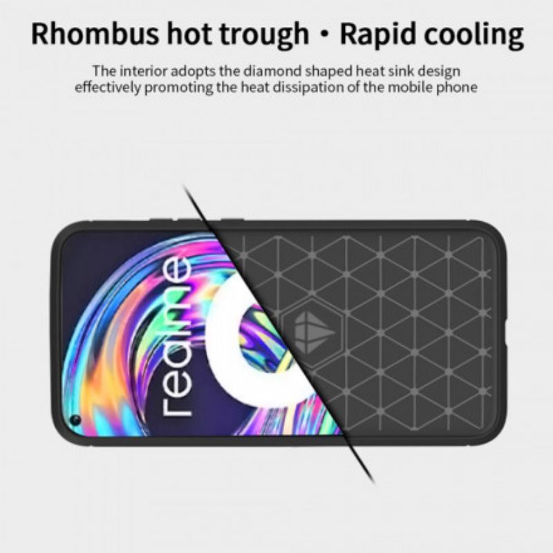 Kuori Realme 8 / 8 Pro Mofi Harjattu Hiilikuitu
