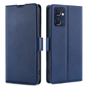 Kotelot Oppo Find X5 Lite Läppä Kaksinkertainen Muotoilu
