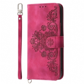 Kotelot Samsung Galaxy S25 Fe Pitsikuvio Hihnalla Ja Olkahihnalla