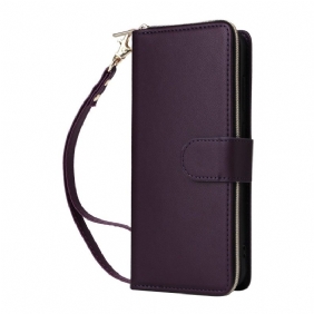 Kotelot Samsung Galaxy S25 Fe Puhelinkuoret Keinonahka Hihnalla