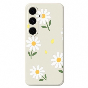 Kuori Samsung Galaxy S25 Fe Päivänkakkara-silikoni Suojakuori