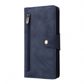 Nahkakotelo Samsung Galaxy S25 Fe Lompakko Vetoketjulla