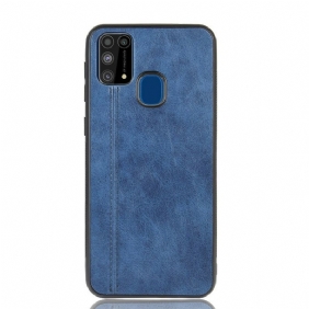 Case Samsung Galaxy M31 Couture-nahkaefekti