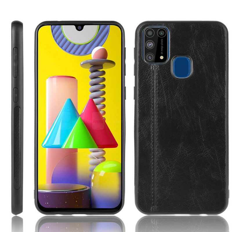 Case Samsung Galaxy M31 Couture-nahkaefekti