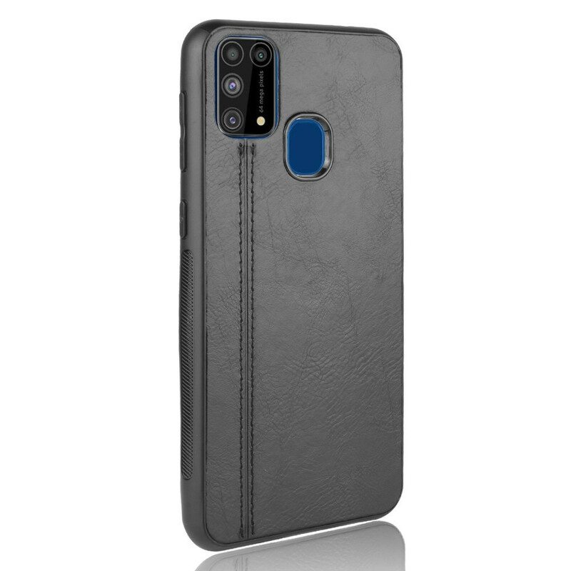 Case Samsung Galaxy M31 Couture-nahkaefekti