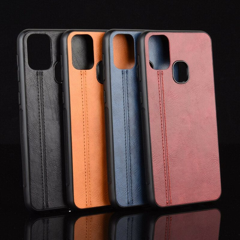 Case Samsung Galaxy M31 Couture-nahkaefekti