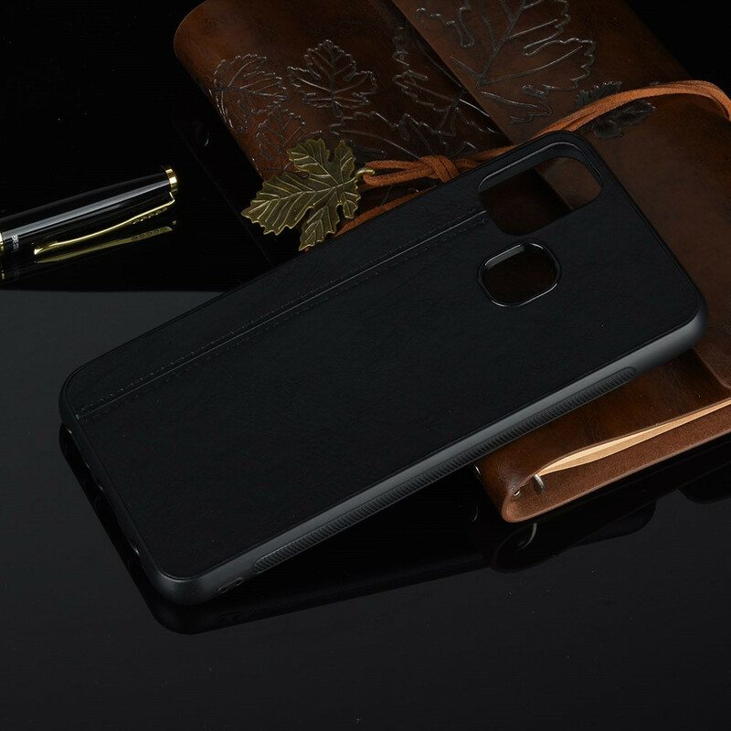 Case Samsung Galaxy M31 Couture-nahkaefekti