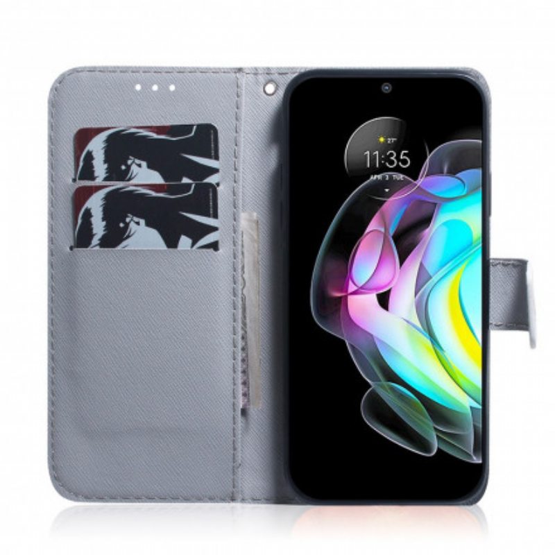 Flip Case Motorola Edge 20 Mopsi Koira