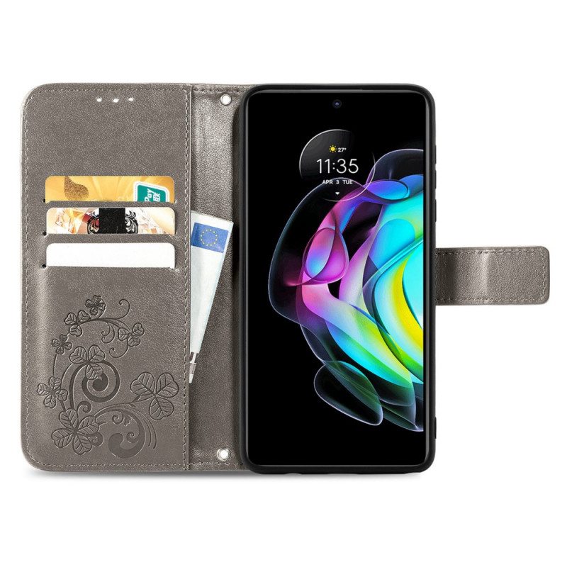 Kotelot Motorola Edge 20 Nelilehtinen Apila