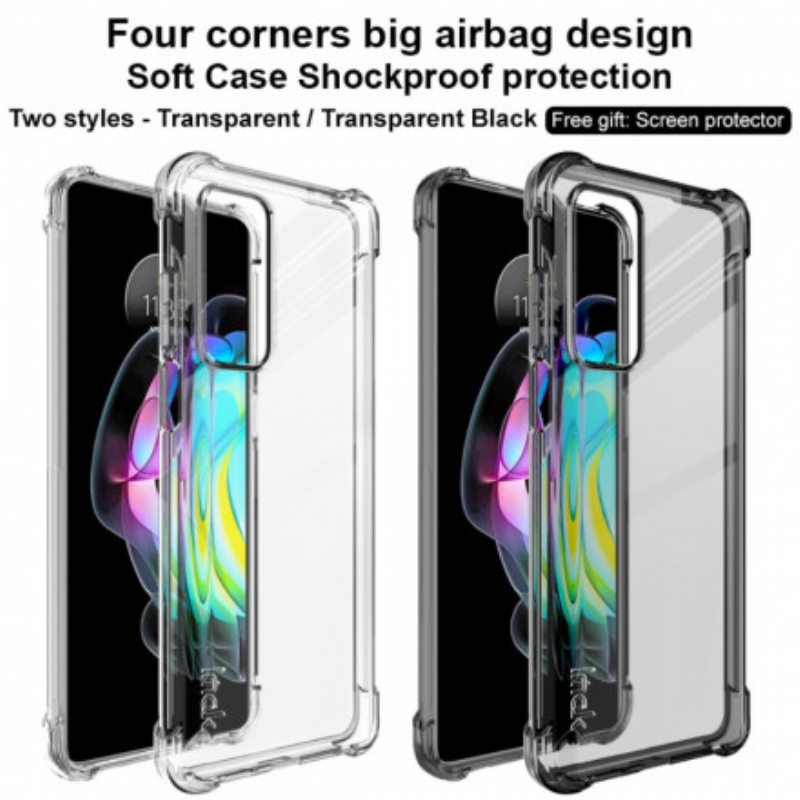 Kuori Motorola Edge 20 Läpinäkyvä Imak Screen Filmillä