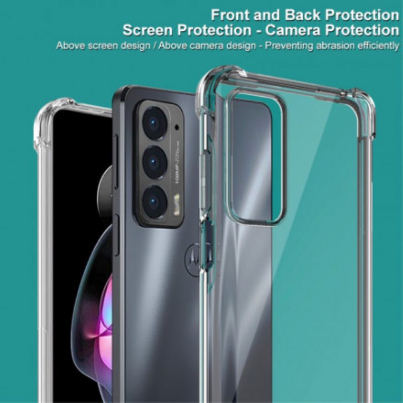 Kuori Motorola Edge 20 Läpinäkyvä Imak Screen Filmillä