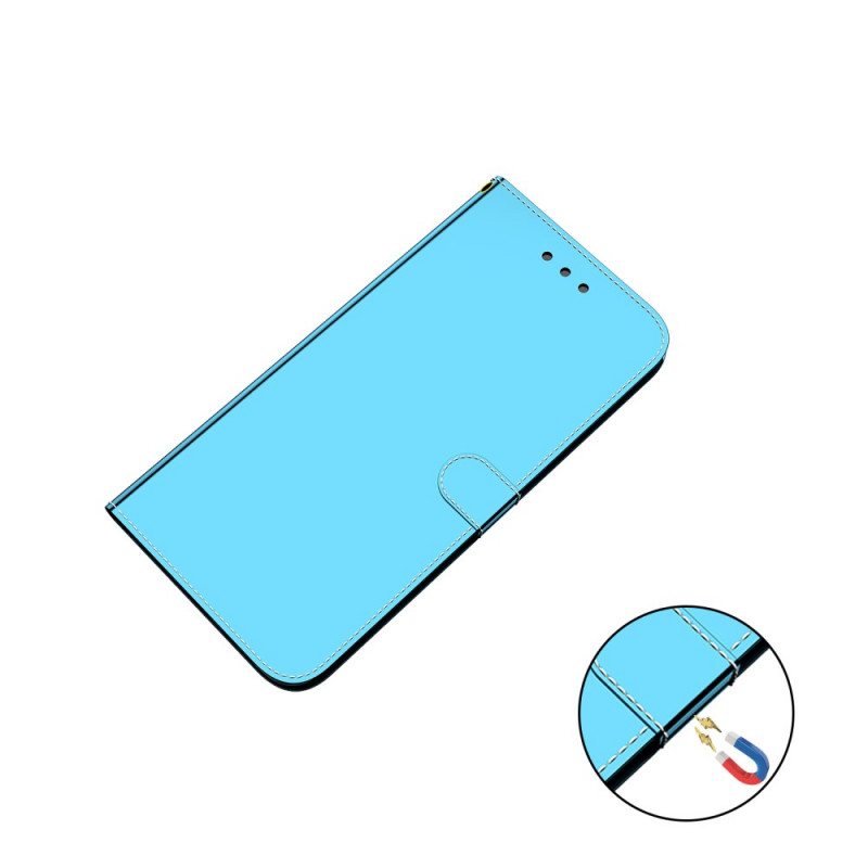 Kotelot Huawei Nova 8i Keinonahkainen Peilin Kansi