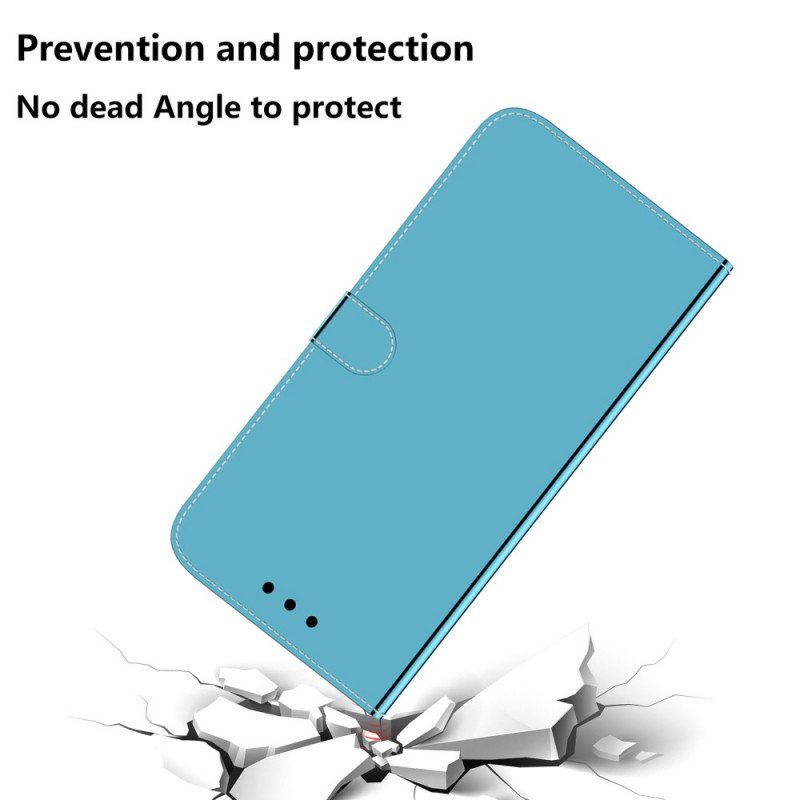 Kotelot Huawei Nova 8i Keinonahkainen Peilin Kansi