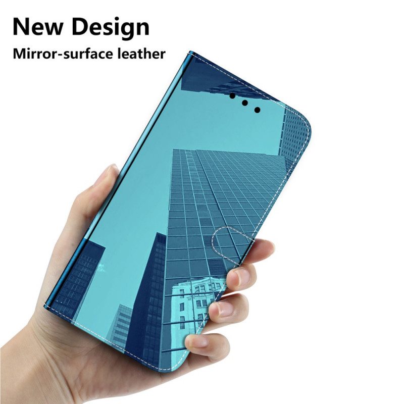 Kotelot Huawei Nova 8i Keinonahkainen Peilin Kansi