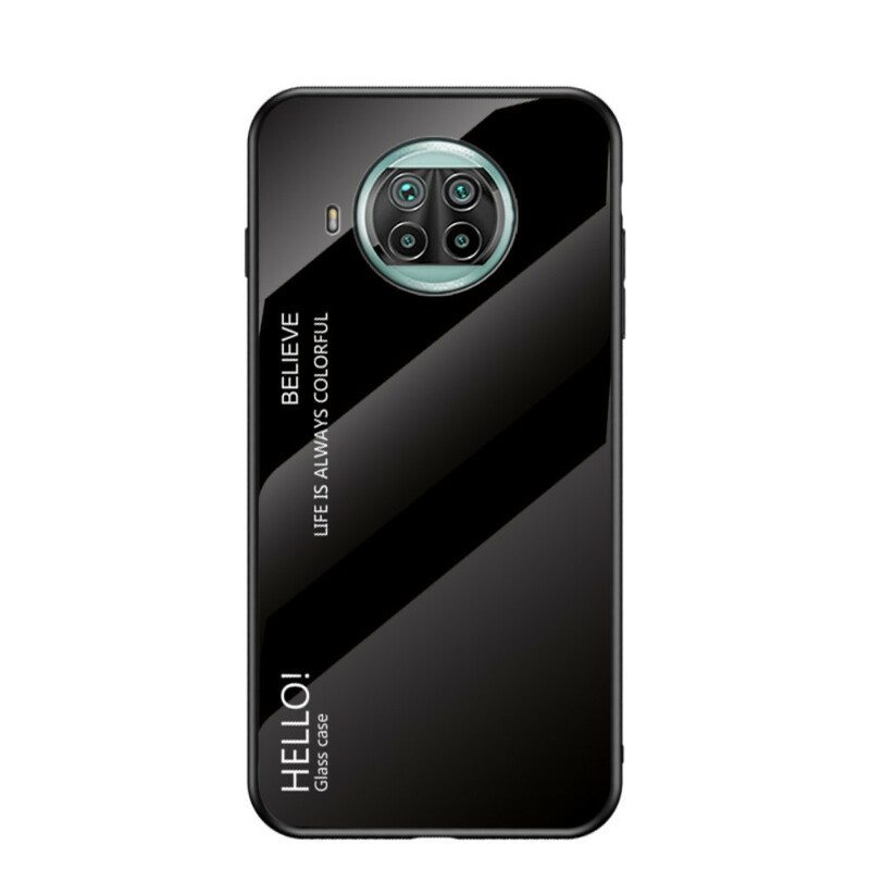Case Xiaomi Redmi Note 9 Pro 5G Karkaistu Lasi Hello