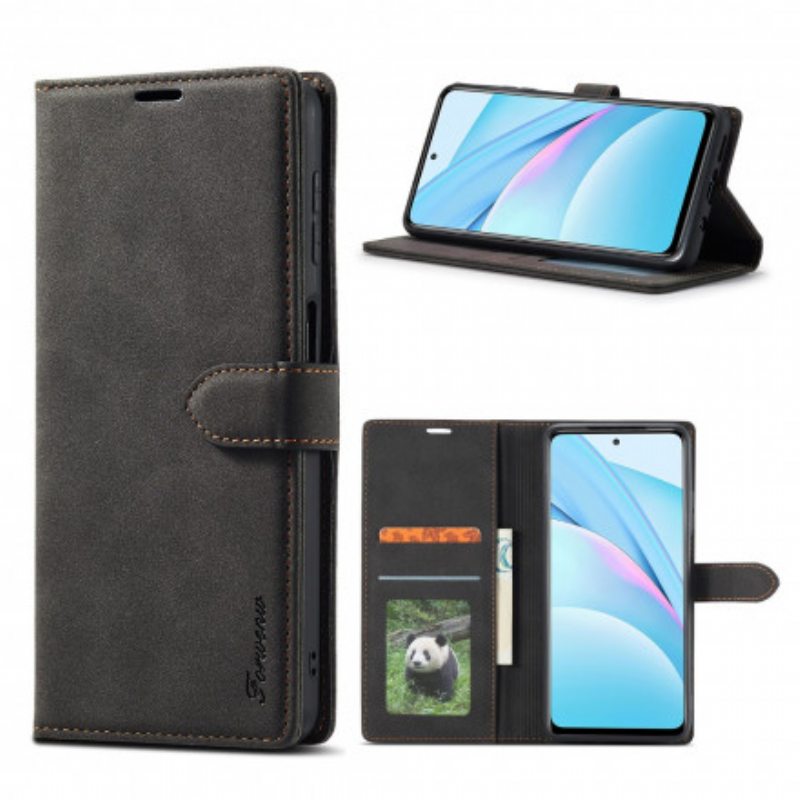 Kotelot Xiaomi Redmi Note 9 Pro 5G Forwenw Nahkaefekti