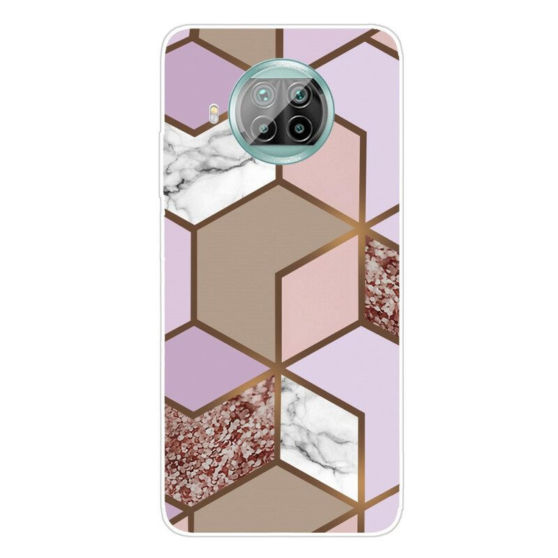 Kuori Xiaomi Redmi Note 9 Pro 5G Marmori Geometria