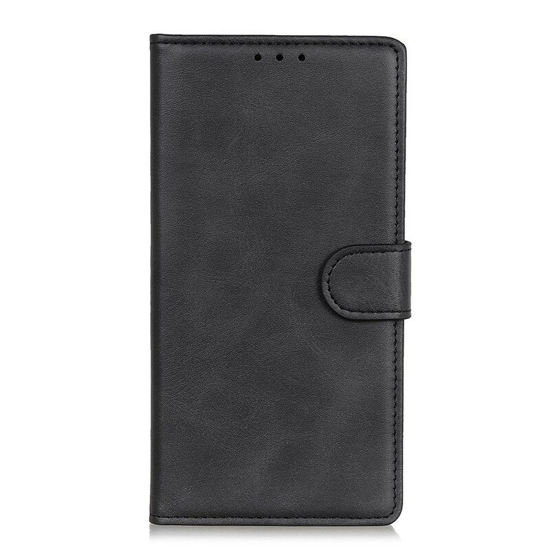 Nahkakotelo Xiaomi Redmi Note 9 Pro 5G Matta Nahkaefekti