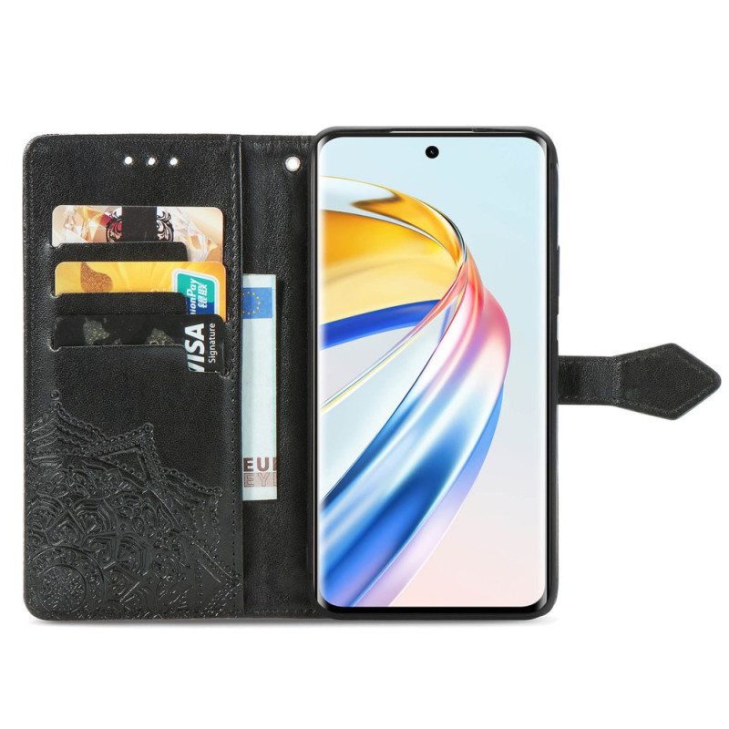 Kotelot Honor X9b / Magic 6 Lite Barokkimandala Hihnalla